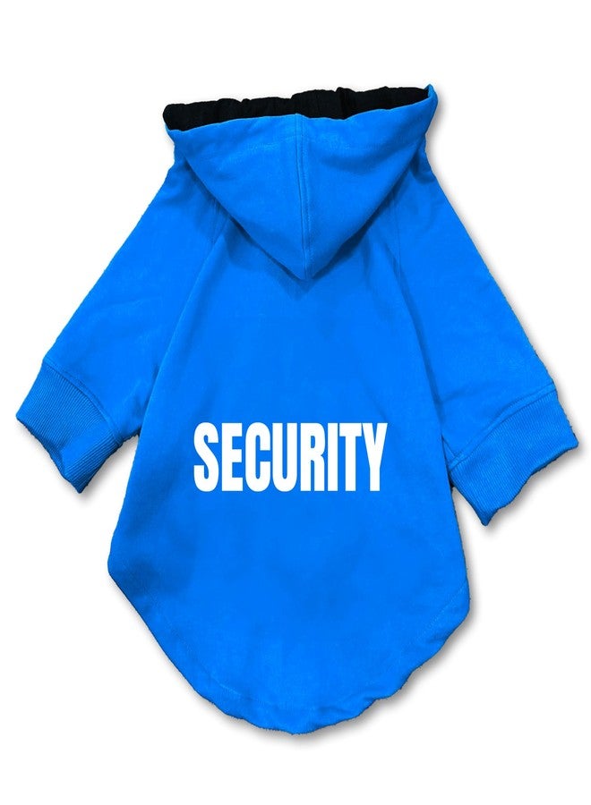 PawsIndia Dog Hoodie Full Sleeves Winter Dress/Jacket/Apparel/Clothes/Jackets for All Dog Sizes & Puppies for Stylish & Cozy Keeps Dogs Warm | Security | Blue | 2X-Large - Image 2